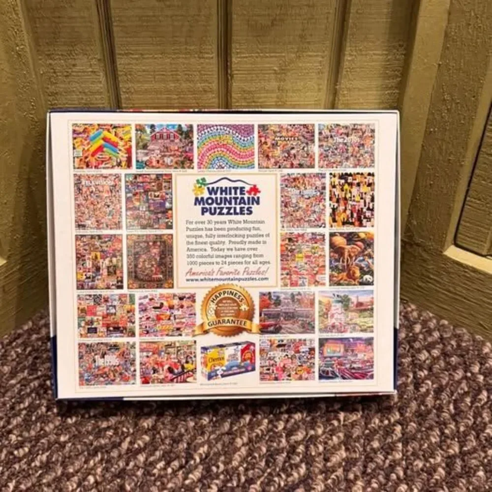 White Mountain Puzzles Old School Candy 500 Piece Jigsaw Puzzle